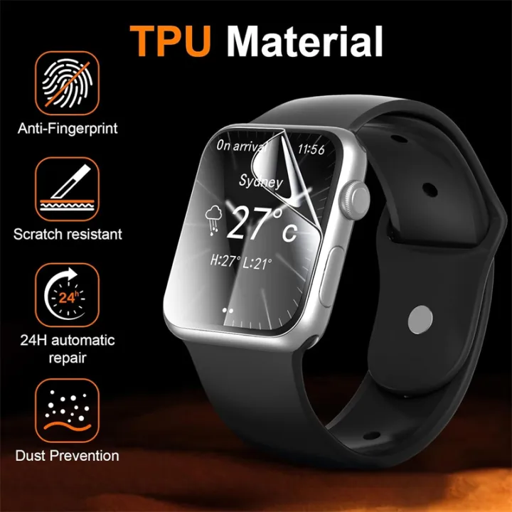 10Pcs%20Hydrogel%20Film%20For%20%20Watch%209%205%206%2010%203%202%201%2040MM%2044MM%2042MM%2046MM%20Ultra%2049MM%207%208%2041MM%2045MM%20Screen%20Protector%20-%20Image%202