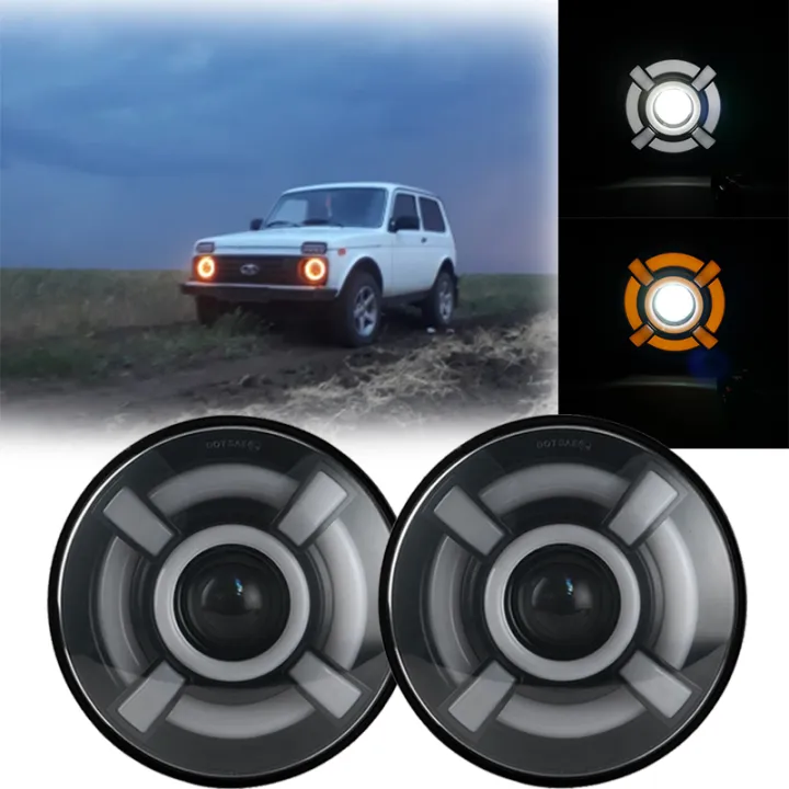 2X%20For%20Lada%20Niva%204x4%207Inch%20H4%20LED%20Headlight%20With%20Angle%20Eye%20Turn%20Signal%20for%20VAZ%202101GAZ%2024%20UAZ%20469%20Toyota%20Jeep%20Wrangler%20JK%20Suzuki%20-%20Image%203