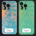 Glow in Dark UV Film Screen Protector For Apple iPhone 16 Pro Max 15 Plus 12 13 14 Back Cover Border Luminous Protective Sticker. 