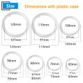 2X60MM 70MM 80MM 90MM 100MM 110MM Car LED COB Angel Eyes Halo Ring Lamp Daytime Running Light 12V Fog Headlight Decorative Light. 