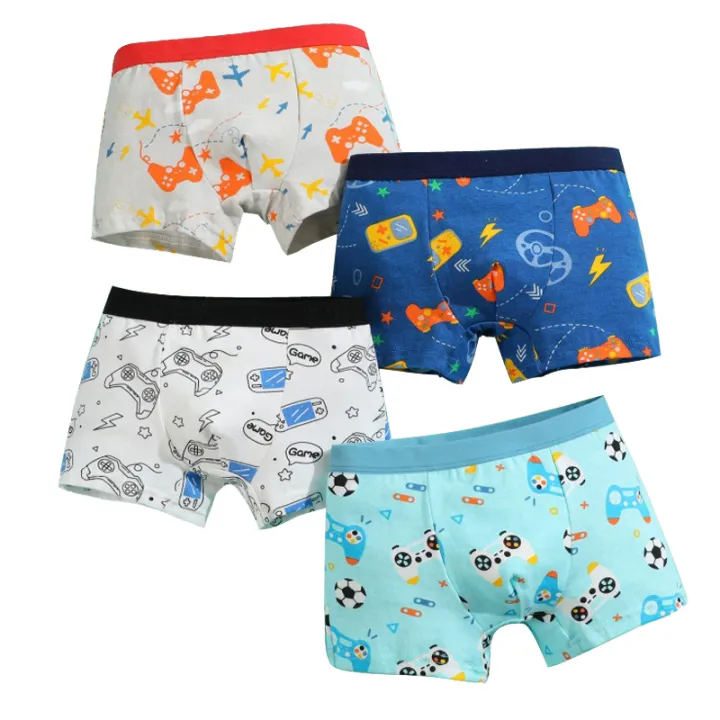 4/8/12%20Pcs%20Boys%20Boxer%20sets%20Briefs%20Kids%20Cotton%20Underwear%20Baby%20Underpants%20Teenager%20Cartoon%20Dinosaur%20Print%20Soft%20Children%20Panties%20-%20Image%203