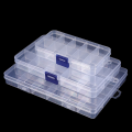 10/15/24 Grids Jewelry Tool Box Gift For Beads Jewelry Earrings Ring Storage Box Display Case Organizer. 