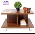 Wood Square Shape Coffee Table/Centre Table with Storage. 