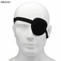 Pirate Eye Patch Black Single Eye Patch Eyepatch One Eye Washable Adjustable Concave Eye Patch Kid Pirate Cosplay Costume〔DD329〕. 