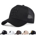 Unisex Gothic Letter Embroidery Baseball Net Caps Spring and Summer Outdoor Adjustable Casual Hats Sunscreen Hat. 