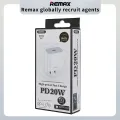 Remax Quick Charge PD 20W Fast Charging For iPhone 15 14 13 12 11 Pro Xiaomi Portable Phone Charger Adapters USB C RP-U79. 