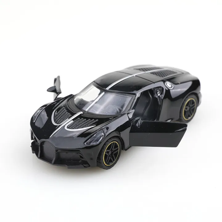Simulated alloy car sports car model with adjustable door decorations for boys as exquisite gifts