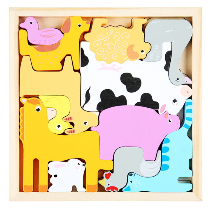 Cartoon%20Animal%203D%20Puzzles%20Fruit%20and%20Vegetable%20Vehicle%20Learning%20Montessori%20Jigsaw%20Game%20Kids%20Wooden%20Educational%20Toys%20for%20Children%20-%20Image%207