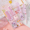 2Pcs/Set Cute Kids Hairdressing Comb Tail Comb for Girls Whale Dinosaur Giraffe Unicorn Hair Comb Kids. 