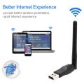150Mbps MT7601 Mini USB WiFi Adapter Wireless Network Card 802.11 B /g/n Wi Fi Receiver Dongle Set Top Box IPTV Wireless Rece.... 