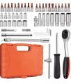 53 Pcs CR-V Screwdriver Bits Multifunctional Wrench Socket set Toolbox Hand Tools Hardware Kit Tool Set. 