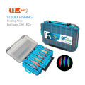 New 14pc Webfoot Octopus Egi Fishing Lure Squid Jig Egi Hook Artificial Bundled Luminous Cuttlefish Bait Wood Shrimp for Fishing. 