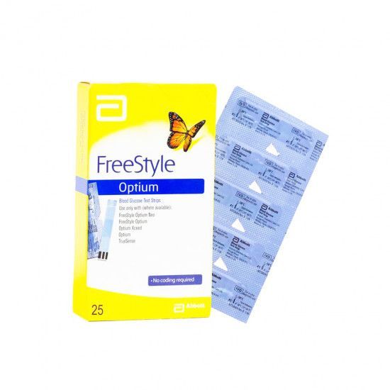 FREESTYLE OPTIUM TEST STRIPS 25 PCS