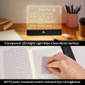 LED Flat Panel Book Light USB Charging Eye Protection Night Vision Reading Lamp for Students Indoor Use 2 in 1 Night Lights. 