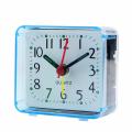 Bedside Small Alarm Clock Quartz Battery Square Candy Color Student Bedroom Alarm Clock Wake Up With Beeping Sound home decoration item. 