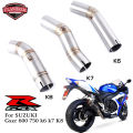 Gsxr 600 750 Motorcycle Exhaust Escape For Suzuki GSXR1000 GSXR  K6 K7 K8 k Exhaust Muffler Silencer Middle Link Pipe. 