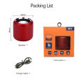 M6 Mini Bluetooth Speaker Wireless Portable Dual Pairing Stereo Sound TWS Built-in Microphone for desktop Cellphone Cute.