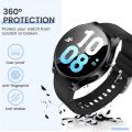 Full Case for Watch 4 5 6 7 40mm 44mm Protector Cover Coverage Silicone TPU Bumper Screen Protection Accessories.