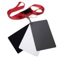 Portable Grey Card White Balance Card 18% Exposure Photography Card Custom Calibration Camera Checker Video for Digital DSLR. 