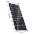 35W 5W Solar Panel With USB Waterproof Outdoor Hiking And Camping Portable Battery Mobile Phone Charging Bank Charging Panel 5V. 