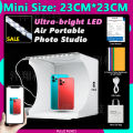 Mini LED Portable Foldable Light Box Light Room Photo Studio Photography Box Photography Studio Light Tent With Backdrop. 