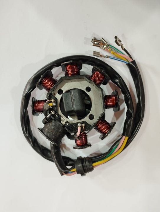 Magnet Coil Ring (Coil kara)PQM (8Pole) for Loader 150CC Suitable for  Road Prince,New Asia