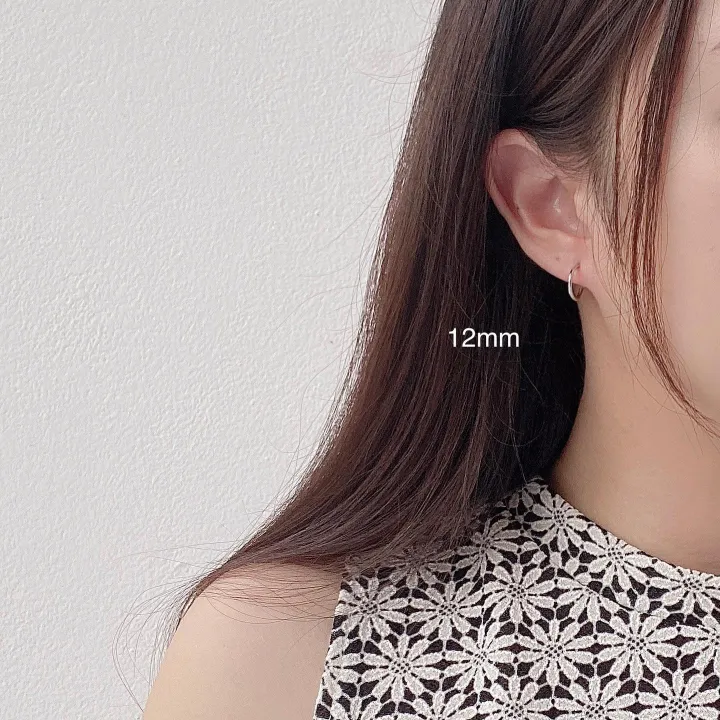 %5BGenuine%20silver%20certified%5D%20suwann.na.shop%20%5Bprice%20per%20pair%5D%20real%20silver%20earring%20hoop%20earrings%20Silver%20-%20Image%204