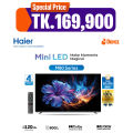 Haier 75 Inch Mini LED 4K UHD Google TV with Free Delivery & Installation (H75M80FUX). 