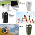 Insulated Coffee Cup for Car Stainless Steel Travel Mug Leak Proof Lid Portable Vacuum Keeps Drink Hot Cold for Hours Commuting.