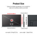Anmite 16-Inch Portable Touch Monitor Non-touch Optional 1200P HDR 16:10 For XBox PS4 / 5 Switch Cell Phone PC Loptop Extension.