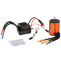 GoolRC Upgrade Waterproof 3650 4300KV Brushless Motor with 60A ESC Combo Set for 1/10 RC Car Truck. 