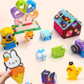2000PCs 5MM Hama Beads Pixel Puzzle Mixed Color Hama Beads Diy  Handmade Children's Toys  Supplementary OPP Bag. 