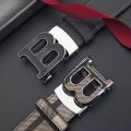 Genuine Leather Casual Fashion Men's Belt Cowhide Alloy Automatic Buckle Luxury Brand Men's Belt Versatile Trendy Blets for Men. 