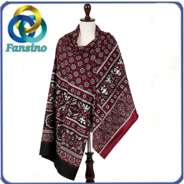 Sindhi%20Ajrak%20%7C%20Traditional%20Maroon%20Ajrak%20Shawl%20-%20Image%203