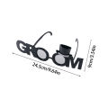 Bride Groom Funny Glasses Bachelorette Party Eyeglasses Photo Props Wedding party Decoration Bridal Shower favors wedding supply. 