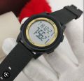 Grace WATCH 
💯 WATER 💧 PROOF 
SLIM MODEL 
ALARM 
DATE 
DAY 
YEAR 
STOP WATCH 
DIFFERENT COLOR AVAILABLE. 