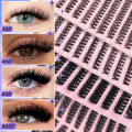 200PCS D Curl Eyelash Cluster Set with 30D40D80D and 80D Spiky Style Natural Wispy Volume Lashes. 