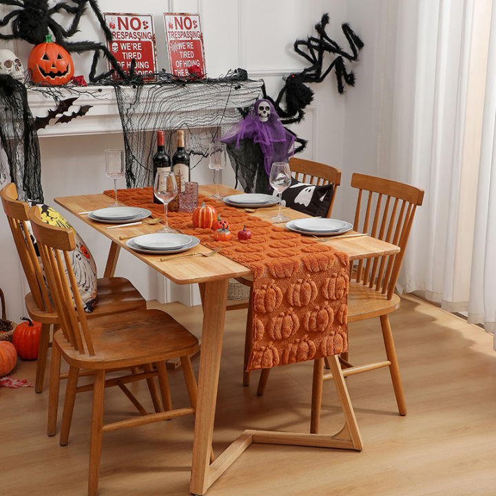 Halloween%20Rust%20Table%20Runner%20Fall%20Pumpkin%20Ghost%20Party%20Dining%20Decorations%20Thanksgiving%20Dining%20Table%20Harvest%20Decor%20-%20Image%204