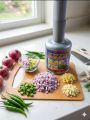 Vip Plastic Hand Press Onion Chopper Manual Onion and Vegetable Cutter And Choping Board Material Plastic.