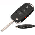 jingyuqin Keyless Go Remote Key 434Mhz ID48 For VW Caddy Eos Golf Jetta Beetle Polo Tiguan Touran 5K0837202AD /202Q 5K0837202AJ.