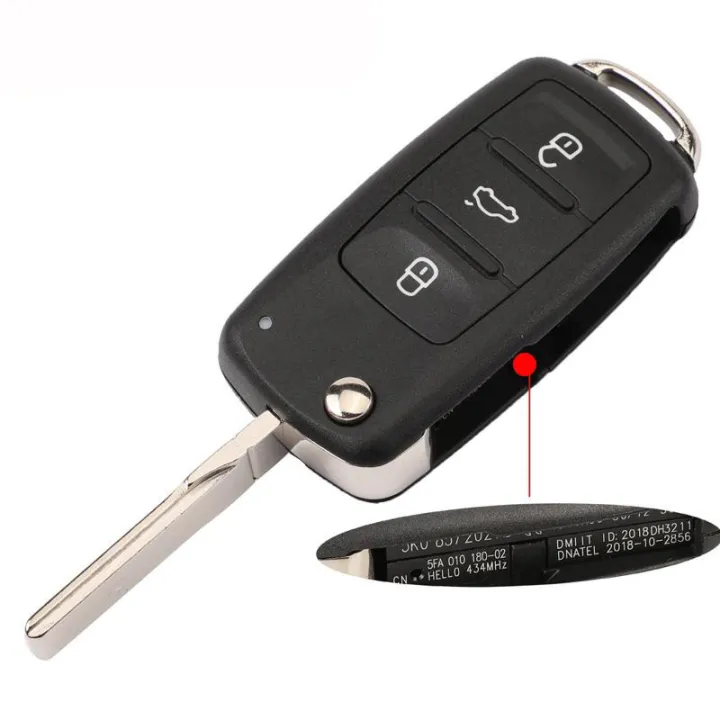 jingyuqin%20Keyless%20Go%20Remote%20Key%20434Mhz%20ID48%20For%20VW%20Caddy%20Eos%20Golf%20Jetta%20Beetle%20Polo%20Tiguan%20Touran%205K0837202AD%20/202Q%205K0837202AJ%20-%20Image%203