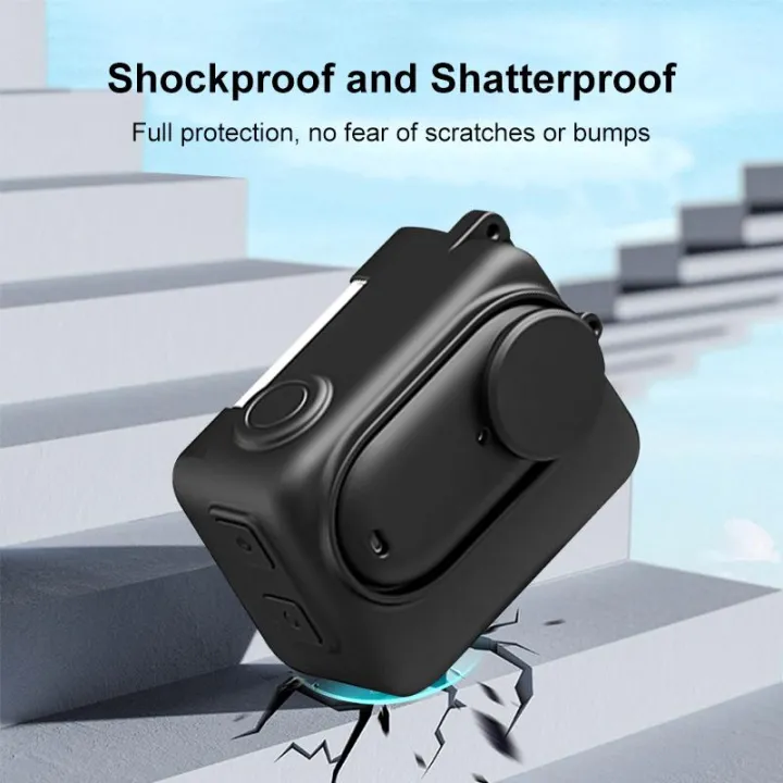 PULUZ%20Silicone%20Protective%20Case%20For%20Insta360%20GO%203S%20Cover%20with%20Lens%20Cap%20&%20Strap%20Protective%20Case%20Camera%20Accessories%20-%20Image%205