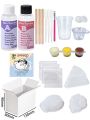 DIY Taba Squishy Kit Set Liquid Gel, Liquid Silicone Squishy Making Kit Perfect Kawaii Taba Squishy Cat Paw Cartoon Characters.