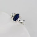 1 pc The Vampire Diaries Rings Elena Gilbert Daylight Rings Vintage Crystal Ring With Blue Lapis FashionJewelry Movies Cosplay. 