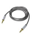 3.5mm Male to Male 2 Meter - Strong Auxiliary Cable - Durable Aux Cable for wireless Headphones Speakers - 1 by 1 cable - Multicolor 3.5mm to 3.5mm. 