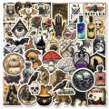 50Pcs Gothic Pharmacist Potion Bottle Stickers DIY Stickers Scrapbooking Phone Luggage Skateboard Decorative Waterproof Decals.
