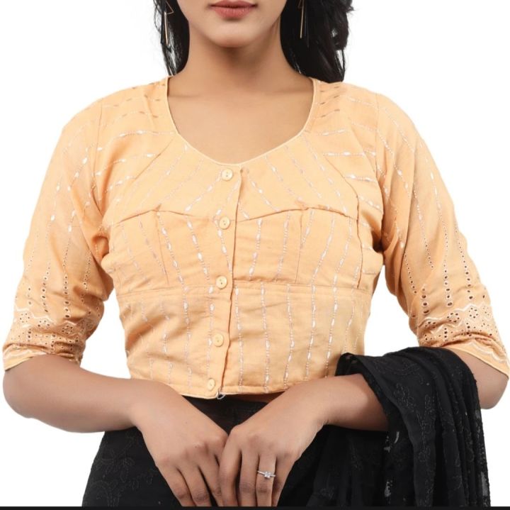 Habuka%203%20querter%20sleeve%20blouse%20for%20Women's%20and%20girls.%20-%20Image%203