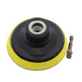 10Pcs 100mm Sanding Disc 60-240 Grit Sandpaper Buffing Wheel Hook And Loop Backing Pads For Electric Drill Grinder Rotary Tools. 