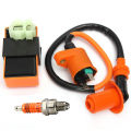 Performance Racing 6 Pins AC CDI Box Ignition Coil A7TJC Spark Plug for GY6 50 80 110 125 150cc Moped Scooter ATV Go Carts. 