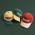 New Big Head Sports Hat Women Versatile Embroidery Contrasting Baseball Cap Men Outdoor Leisure Sunshade Adjustable Hip-hop Hat.